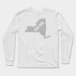 New York State pencil Long Sleeve T-Shirt